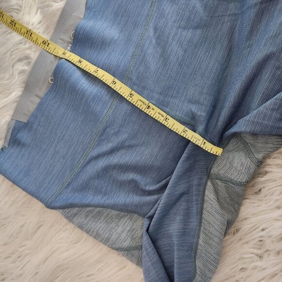 Outdoor Voices Womens‎ Cropped TechSweat Leggings Medium Blue Heather Pull On - Picture 11 of 14